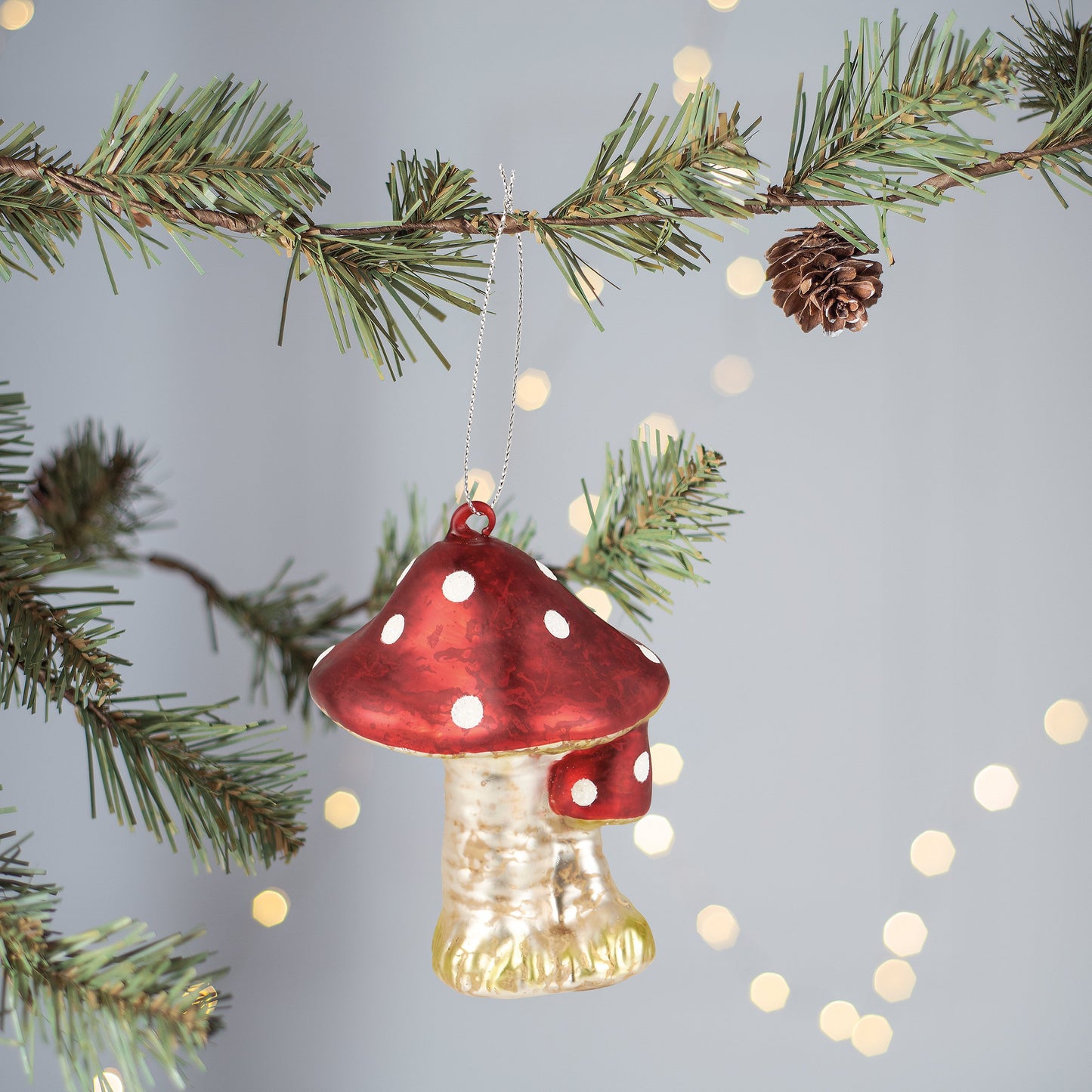 Mushroom Holiday Ornaments