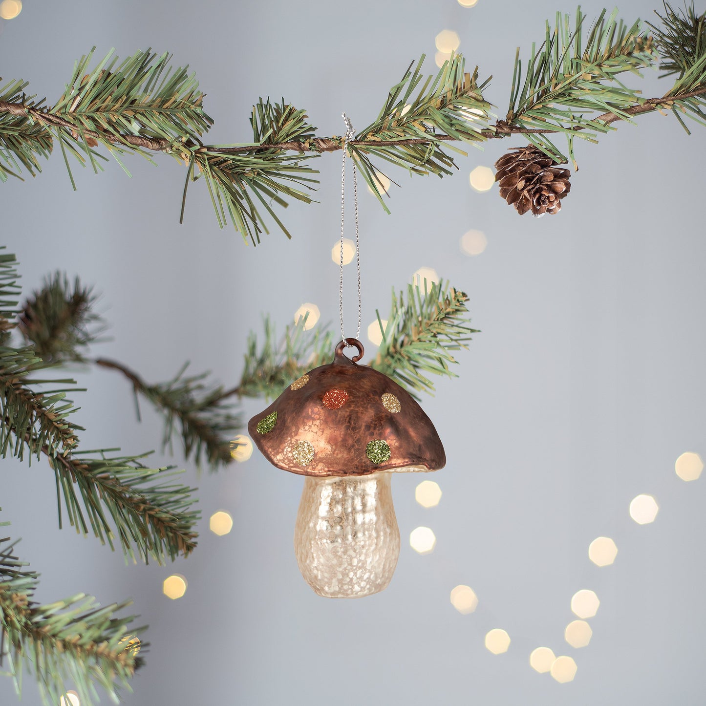 Mushroom Holiday Ornaments